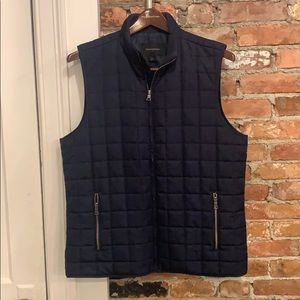 Banana Republic navy quilted vest
